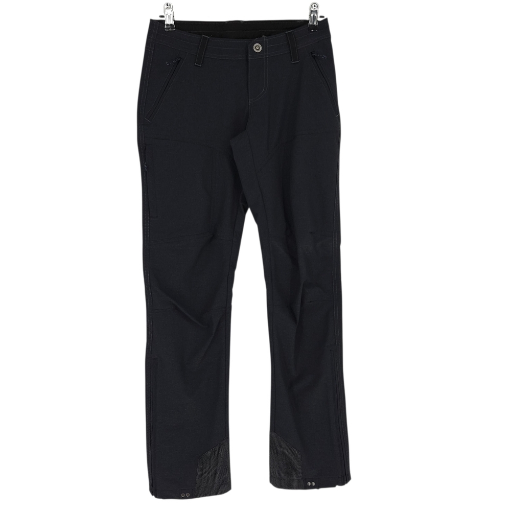 KUHL Klash Hiking Outdoor Straight Leg Pants Gray Black UPF 50+ Water Resistant